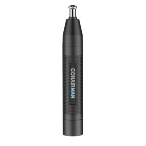 ConairMan Nose Hair Trimmer for Men, For Nose, Ear, and Eyebrows, Patent 360 Bevel Blade for No Pull, No Snag Trimming Experience, Cordless Lithium-Powered Trimmer with...