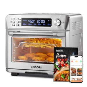 COSORI Smart 12-in-1 Air Fryer Toaster Oven Combo, Airfryer Convection Oven Countertop, Bake, Roast, Reheat, Broiler, Dehydrate, 75 Recipes & 3 Accessories, 26QT,...