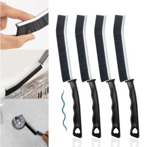 Crevice Cleaning Brush, 2025 New Multifunctional Gap Cleaning Brush Tool, Thin Scrub Brush, Grout Cleaner Brush Hard Bristle Crevice Cleaning Brush (4pcs)