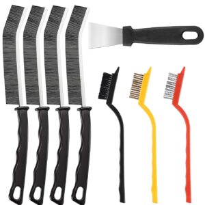 Crevice Cleaning Brush,8 Pcs Cleaning Supplies,Hard Bristle Crevice Cleaning Brush,Crevice Cleaning Brushes for Household Use Bathroom Tiles Kitchen Practical and Durable
