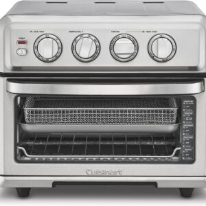 Cuisinart Air Fryer Toaster Oven with Grill, 1800W 8-1 Air Fryer Oven with Bake, Convection Bake, Grill, Broil and Warm Options, Large Capacity, 60-Minute Timer, TOA-70,...