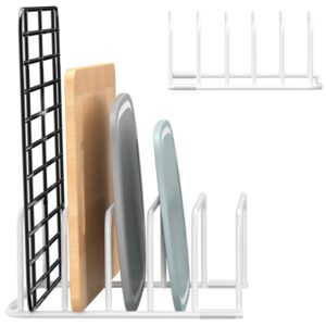 Cutting Board Organizer, 1Pcs Cutting Board Holder Rack Baking Cookie Pan Sheets Cooling Small Racks Storage Stand for Kitchen Cabinet Countertop Bakeware Storage Organizer...