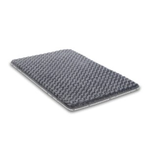 Dog Bed for Crate High Resilience Foam Crate Pad Mat for Medium Large Dogs Washable Anti-Slip,35" x 22",Dark Gray