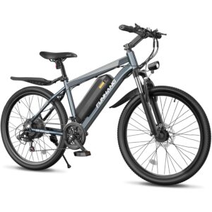 Electric Bike for Adults, 1000W Peak Ebike, 50Miles 21.7MPH Electric Mountain Bike, 26" Adult Electric Bicycle with 48V Removable Battery, Adjustable Stem, Fenders, 21 Speed, UL...