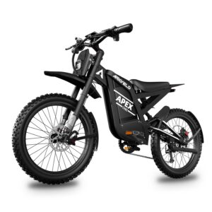 Electric-Dirt-Bike for Adults-Mountain-Motorcycle with 1536Wh Battery 32AH, Max 40 MPH and 80Miles Range E-Bike, Peak 3000W Brushless Motor, 25Inch Fat Tire and Front Fork...