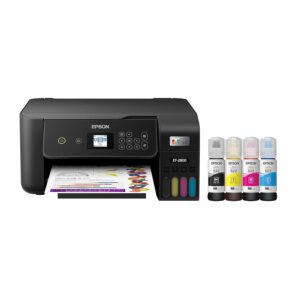 Epson EcoTank ET-2800 Wireless Color All-in-One Cartridge-Free Supertank Printer with Scan and Copy – The Ideal Basic Home Printer - Black, Medium