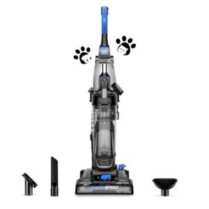 Eureka PowerSpeed Lightweight Upright Vacuum Cleaner for Carpet and Hard Floor, Powerful Bagless Upright Vacuum Cleaner for Home Pets, NEU181A, Blue