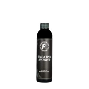 ExoForma Black Trim Restorer - Unique Dye-Infused Formula Lasts 6+ Months - Restores Factory Black to Plastic Trim - Protects Against UV Rays, Helps Conceal Scratches & Scuff...