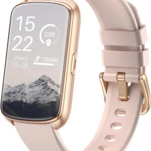 Fitness Tracker, Smart Watch for Women Men with 24/7 Heart Rate/Blood Pressure/Blood Oxygen Monitor,Sleep Tracker,Step & Calorie Counter, IP68 Waterproof Fitness Watches...