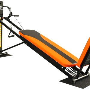 Fitvids Total Home Gym, Full Body Strength Training Workout Equipment, Workout Machine with 15 Resistance Levels, Comes with Resistance Bands and Floor Mats