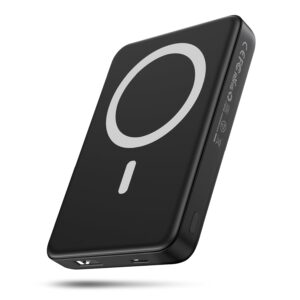 for Magsafe Battery Pack, 10000mAh Magnetic Portable Charger with USB-C 20W Fast Charging, Slim & Lightweight Wireless Power Bank for iPhone Air/17/16/15/14/13 Series, for...