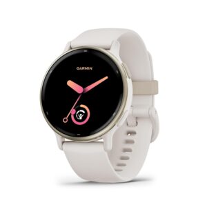 Garmin vรญvoactive 5, Health and Fitness GPS Smartwatch, AMOLED Display, Up to 11 Days of Battery, Ivory