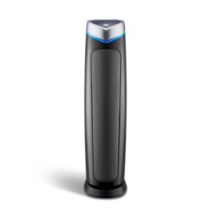 GermGuardian 5-In-1 HEPA Air Purifier for Home, Large Rooms Up To 915 Sq. Ft. with HEPA Pet Air Filter, UV-C Light & Odor Reduction, AC5250PT, 28" Tower, Gray