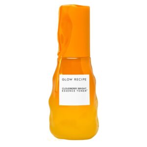 Glow Recipe Travel Size Cloudberry Brightening Toner + Essence Skincare-CoQ10 Face Toner to Strengthen Skin Barrier+Hydrating Rice Water, Vitamin C, E & 5% Glycerin to Soften &...