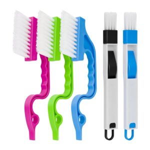 Hand-held Groove Gap Cleaning Tools, Window Track Cleaning Brush, Crevice Cleaning Brushes for Deep Cleaning Door Window Track, Seams, Etc.