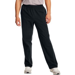 Hanes Mens Essentials Menโs Sweatpants, Menโs Cotton Jersey Pants with Pockets, 33โ