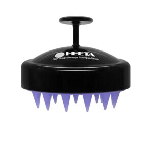 HEETA Scalp Massager Hair Growth, Soft Silicone Scalp Scrubber Shampoo Brush for Exfoliation, Dandruff Removal Head Massage Stress Relax, Wet & Dry Use for Thick Thin Curly Hair...