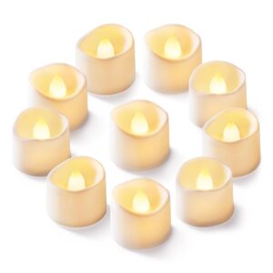 Homemory 12Pcs Flickering Flameless Candle Battery Operated, 200+Hours Fake Electric LED Tea Lights for Votive, Centerpiece Table Decorations, Wedding, Aniversary, Halloween,...
