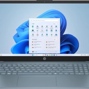 HP 15.6" Portable Laptop (Include 1 Year Microsoft 365), HD Display, Intel Quad-Core N200 Processor, 8GB RAM, 128GB Storage, Wi-Fi 6, Webcam, HDMI, Numeric Keypad, Windows 11...