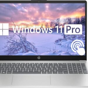 HP 15.6" Touchscreen Business Laptop, 32GB RAM 1.5TB Storage (1TB SSD+512GB Docking Station Set), 6-Cores Intel Core i3, Windows 11 Pro with Microsoft Office Included, PLUSERA...