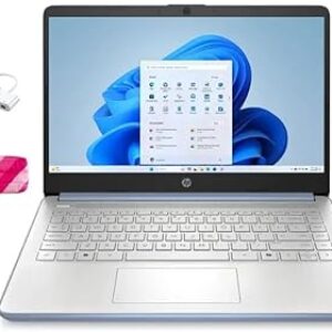 HP 2025 Student Business Laptop, Intel Processor N150(up to 3.6 GHz), 14 Inch LED Screen,8G RAM, 128GB Storange,1 Year Office 365, Windows 11 Home,Sky Blue,w/YYY Accessories