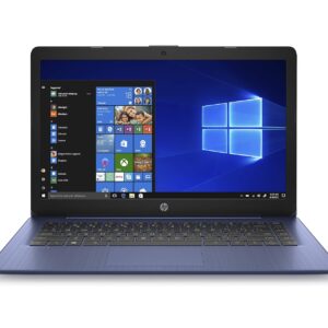HP Stream 14-inch Laptop, Intel Celeron N4000, 4 GB RAM, 64 GB eMMC, Windows 10 Home in S Mode With Office 365 Personal For 1 Year (14-cb185nr, Royal Blue)