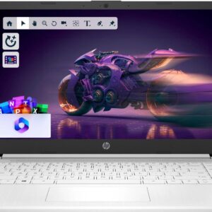HP Student and Home Laptop with Free Microsoft 365, 16GB RAM, 1.1TB Storage (128GB SSD and 1TB Cloud Storage), Fast Intel Core, Win 11 w/o Earbuds โ Perfect for Work & Play