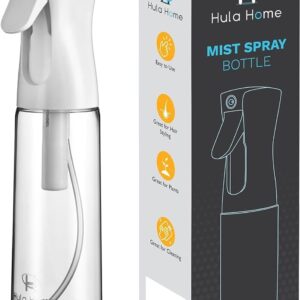 Hula Home Spray Bottle for Hair (10.1oz/300ml) - Powered by Flairosolยฎ Spray Technology - Continuous Ultra Fine Mist Sprayer โ For Hairstyling, Cleaning, Salons, Plants,...