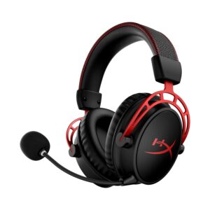 HyperX Cloud Alpha Wireless - Gaming Headset for PC, 300-hour battery life, DTS Headphone:X Spatial Audio, Memory foam, Dual Chamber Drivers, Noise-canceling mic, Durable...