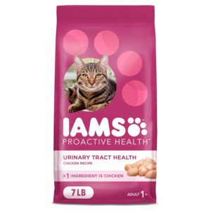IAMS Proactive Health Adult Urinary Tract Health Dry Cat Food with Chicken, 7 lb. Bag