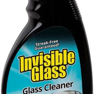 Invisible Glass 92164 22-Ounce Premium Glass Cleaner and Window Spray for Auto and Home Provides a Streak-Free Shine on Windows, Windshields, and Mirrors is Residue and Ammonia...