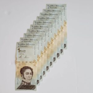 irnotes 10 x 1,000,000 Banknote Venezuela 1 Million Bolivar Soberano Banknote UNC|. Buy 2 sets you will received 3 X 100,000 Rails Worth $30