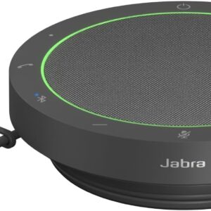 Jabra Speak2 55 Wireless Bluetooth Speakerphone (2025 Edition) - Portable Speaker with 4 Noise-Cancelling Mics - Certified Microsoft Teams Speaker - Dark Grey