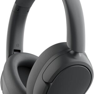 JLab JBuds Lux ANC Wireless Headphones, Graphite, Hybrid Active Noise Cancelling, Customizable Sound, Spatial Audio Compatible, Premium Over-Ear Bluetooth Headset