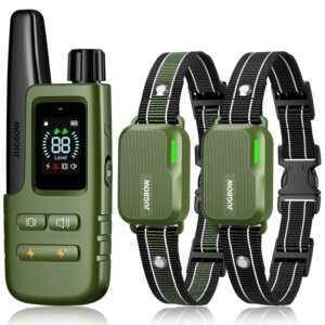 Jugbow Dog Shock Collar 2 Dogs (10-120Lbs) - 4200FT Dog Training Collar with Remote IPX7 Waterproof Electric Collar with 4 Training Modes, Security Lock, Rechargeable e-Collar...