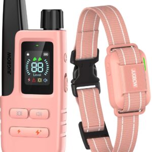 Jugbow Dog Shock Collar - 4200FT Dog Training Collar with Remote for 5-120lbs Small Medium Large Dogs, IPX8 Waterproof E Collar with 4 Training Modes, Security Lock,...