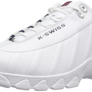 K-SWISS Men's ST329 CMF Sneaker, Wide Tennis Dad Walking Shoes Leather Upper