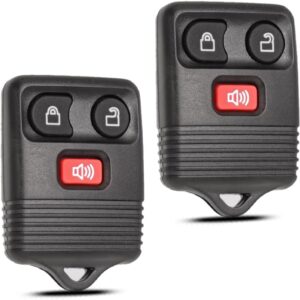 Key Fob Keyless Entry Fits for Ford F150 F250 F350 Explorer Expedition 1998-2016 / Ranger Escape Edge E150 Freestar / Lincoln Navigator Mazda 3 Button Remote Control Replacement...