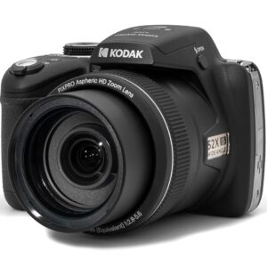 Kodak PIXPRO Astro Zoom AZ528-BK 16 MP Digital Camera with 52x Optical Zoom 24mm Wide Angle Lens 6 fps Burst Shooting 1080P Full HD Video Wi-Fi Connectivity and a 3" LCD Screen...
