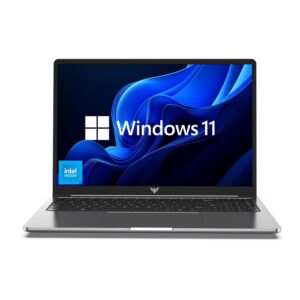 Laptop, Laptop Computer with Intel N97 Processor(Up to 3.6GHz), 16GB DDR4 512GB SSD Windows 11 Laptop for Home Business and Student, 1080P, USB3.2