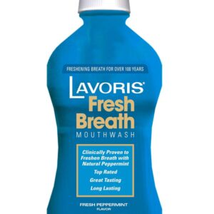Lavoris Mouthwash Peppermint 18 Fluid Ounce