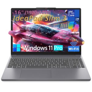 Lenovo Laptop Computer, Intel 10-Core i7-13620H (Beat Ultra 7 255U), 40GB DDR5 RAM, 1TB PCIe SSD, 16" FHD+, WiFi 6, Bluetooth 5.2, Type-C, Copilot AI for Business & Home, Luna...