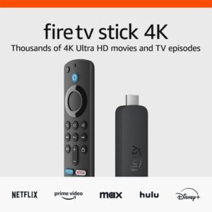 Like-New Amazon Fire TV Stick 4K (newest model) streaming device, more than 1.8 million movies and TV episodes, supports Wi-Fi 6, watch free & live TV