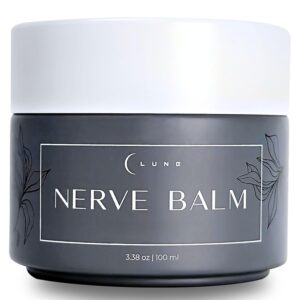 Lune Nerve Balm โ Neuropathy Cream for Burning, Tingling & Numbness in Feet & Hands | Natural Nerve Pain Relief Cream with Arnica, Vitamin B6 & Magnesium | 3.4 oz