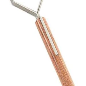 Mars Coat King Dematting Undercoat Grooming Rake Stripper Tool for Dogs and Cats, Stainless Steel with Wooden Handle for Thick Coats, 10-Blade Stripper for Groomers, Pet Owners