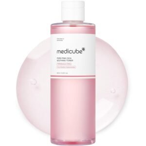 medicube Salmon DNA PDRN Pink CICA Soothing Toner I Pink Glow Toner for Skin Boosting, Soothing and Calming, Uneven Skin Tone, Peptide & Niacinamide, Korean Skin Care (250ml /...