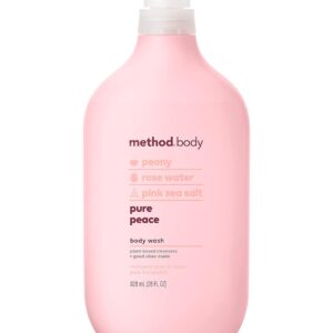 Method Body Wash, Pure Peace, Paraben and Phthalate Free, Biodegradable Formula, 28 oz (Pack of 1)