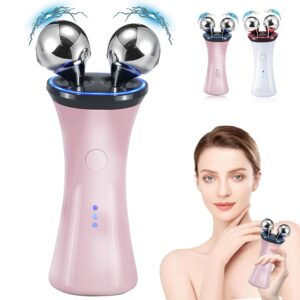 Microcurrent Facial Device, Face Massager Electric Face Lifting, Microcurrent Facial Device for Face and Neck, Best Present for Mother and Companion, Handheld Skin Care Face...