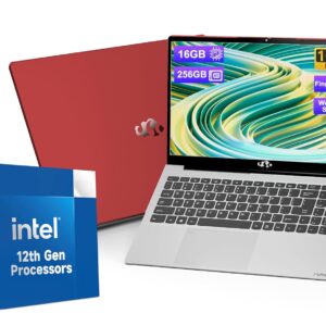 NIMO 15.6 FHD Student-Laptop, 16GB RAM 256GB SSD, Intel 12Gen N100 Processor, Backlit Keyboard Fingerprint WiFi 6 BT5.2, 2 Years Warranty Windows 11 Laptop