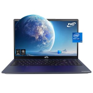 NIMO 15.6 IPS FHD-Laptop, 16GB RAM 1TB SSD Intel Pentium Quad Core N100, Computer with Backlit Keyboard Fingerprint (Beat to i3-1115G4 Up to 3.4GHz) Laptops for Student, Win 11...